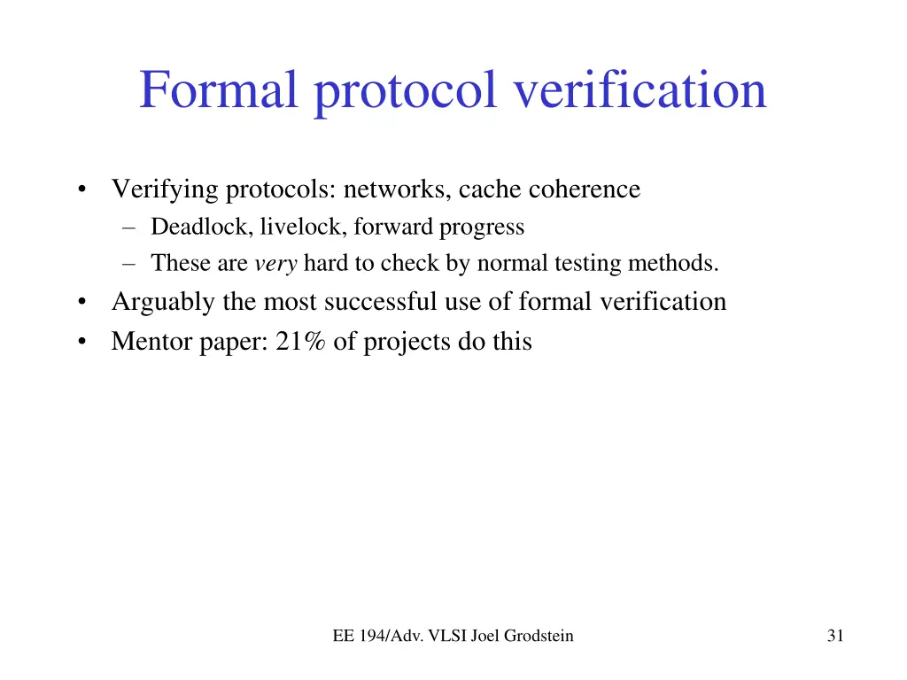 formal protocol verification