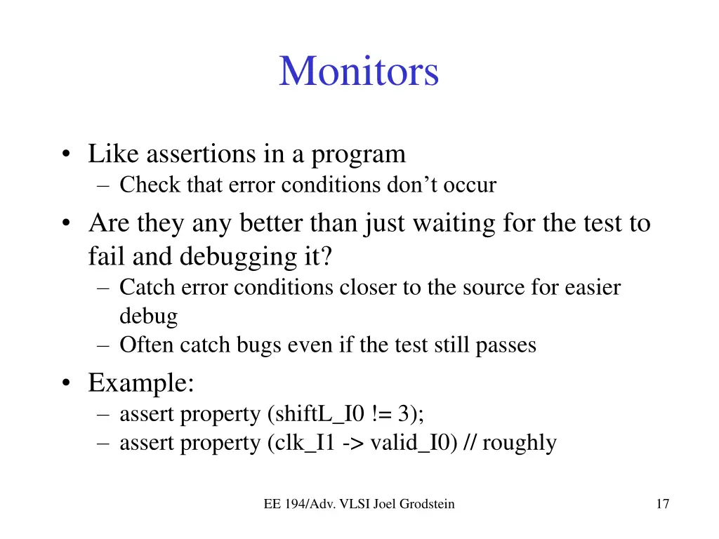 monitors