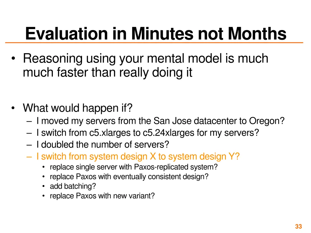 evaluation in minutes not months