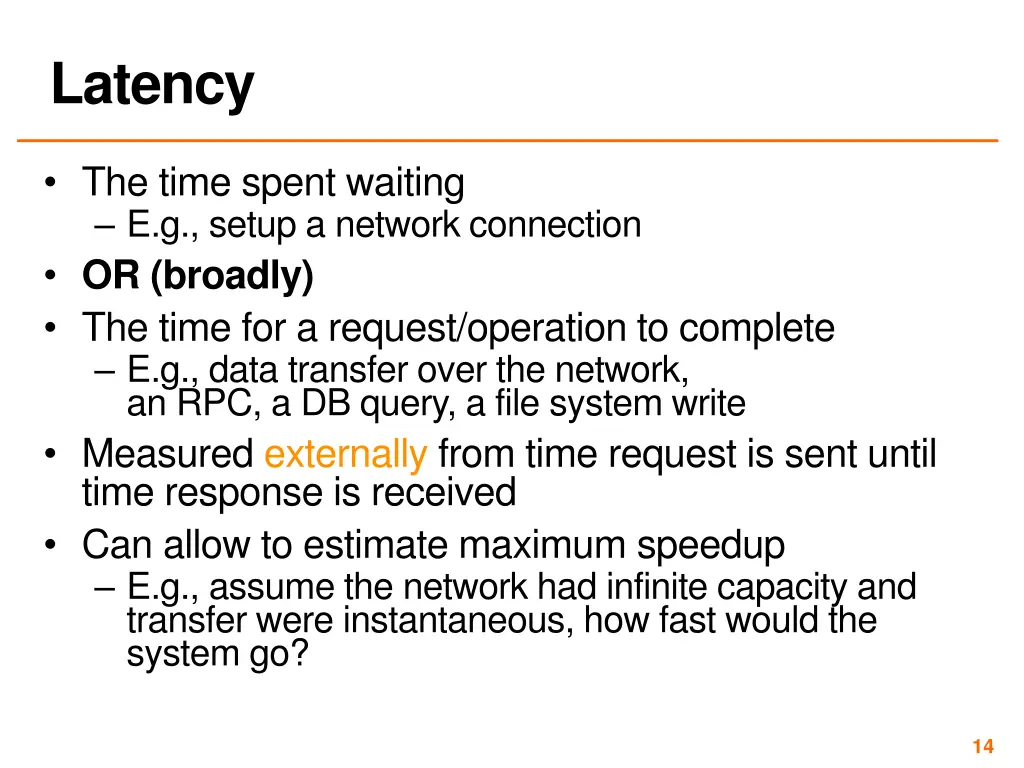 latency