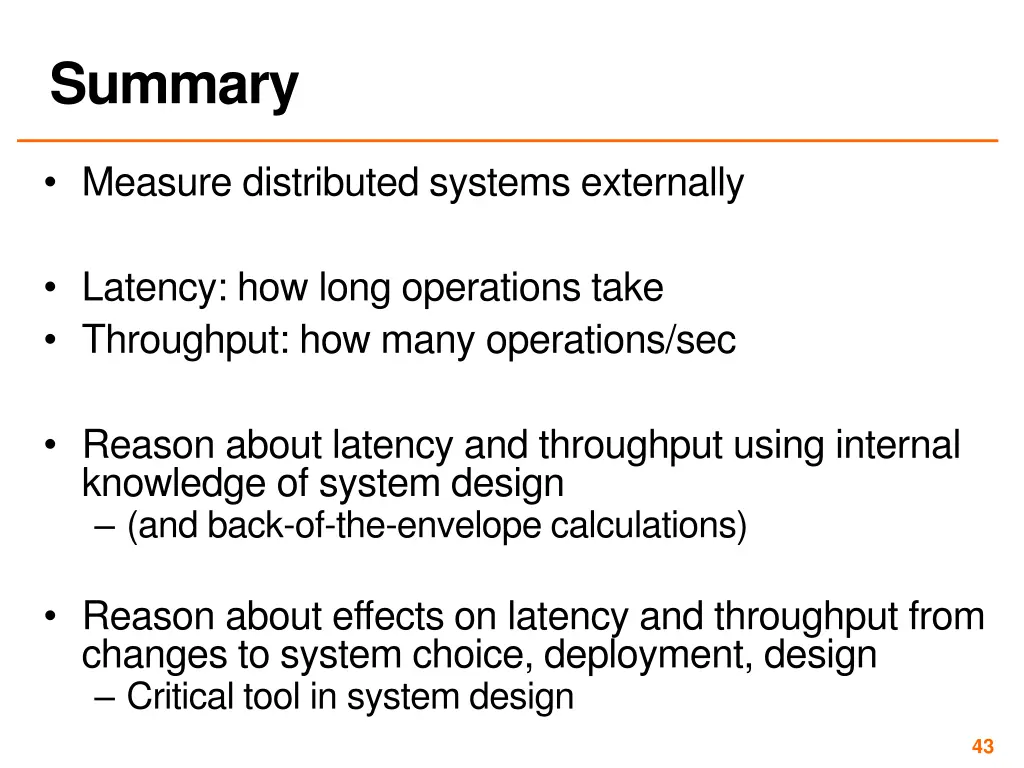 summary