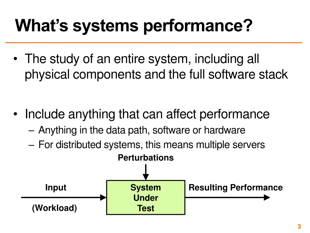 what s systems performance