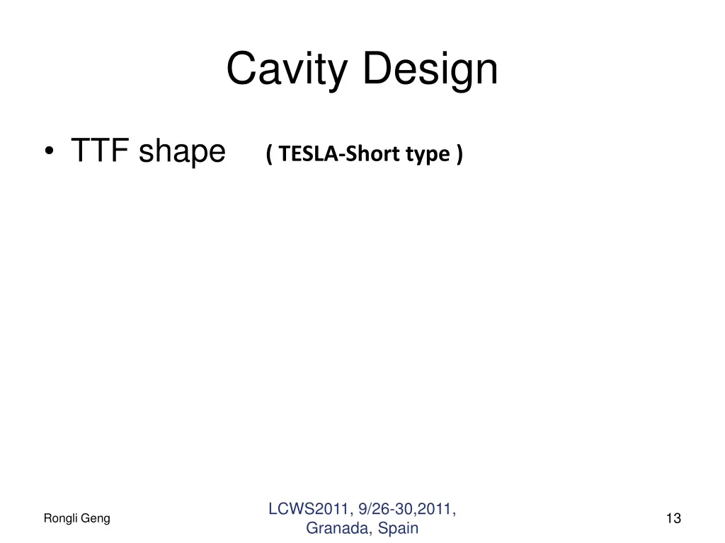 cavity design