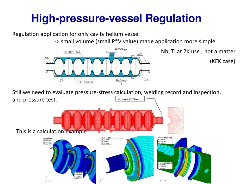 high pressure vessel regulation
