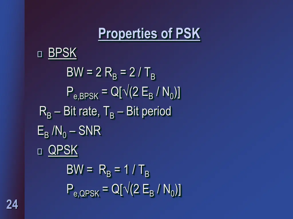 properties of psk