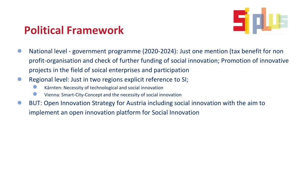 political framework
