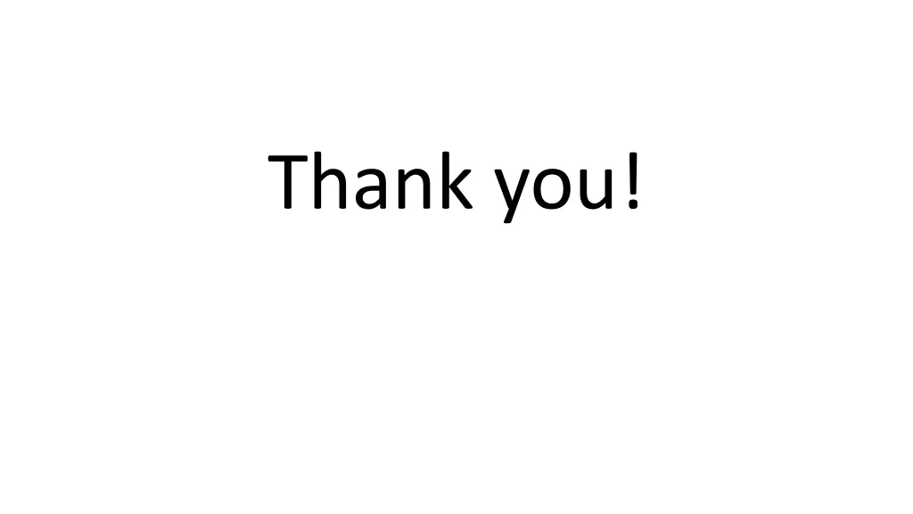 thank you
