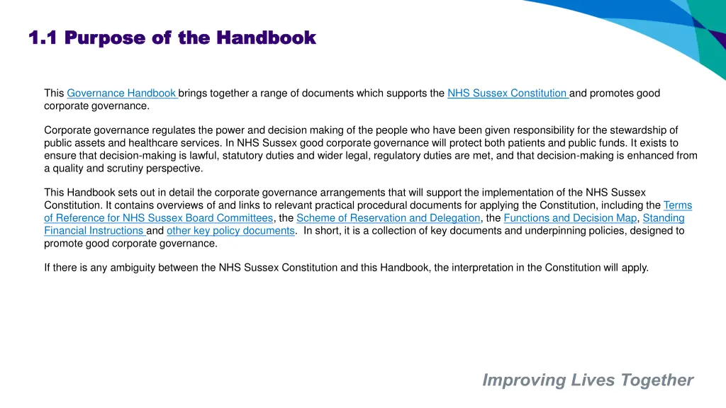 1 1 purpose of the handbook 1 1 purpose