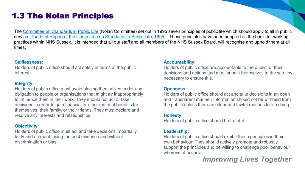 1 3 the nolan principles 1 3 the nolan principles