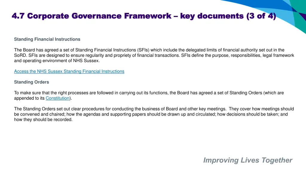 4 7 corporate governance framework 4 7 corporate 1