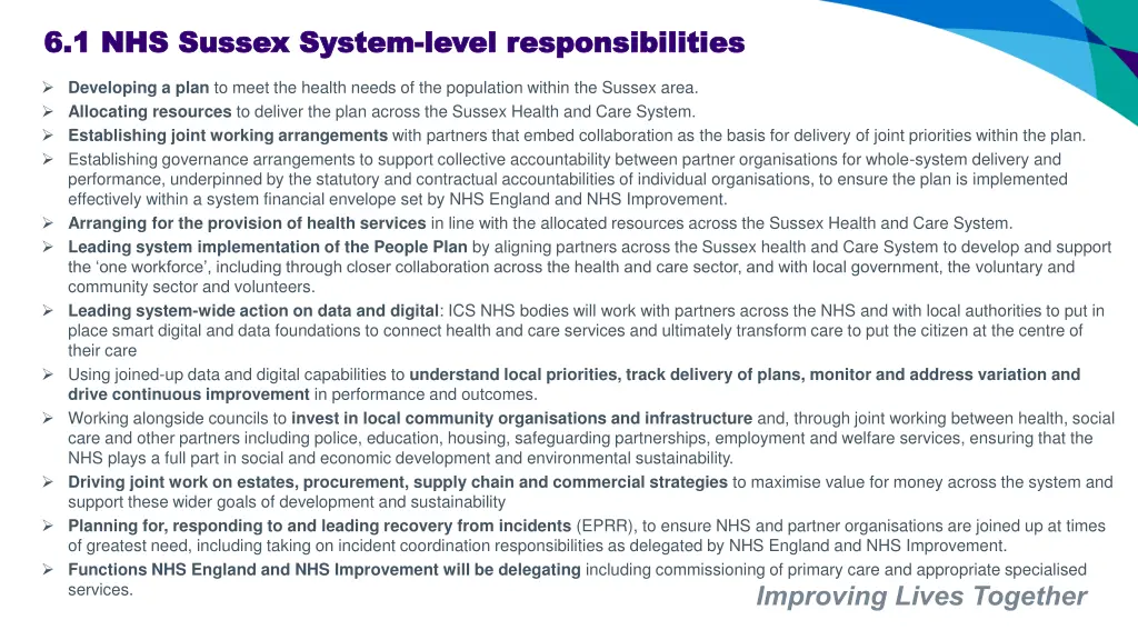 6 1 nhs sussex system 6 1 nhs sussex system level