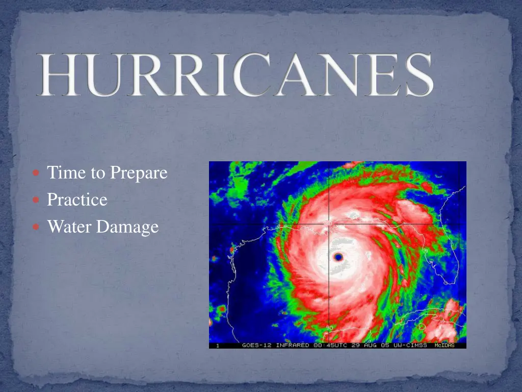 hurricanes