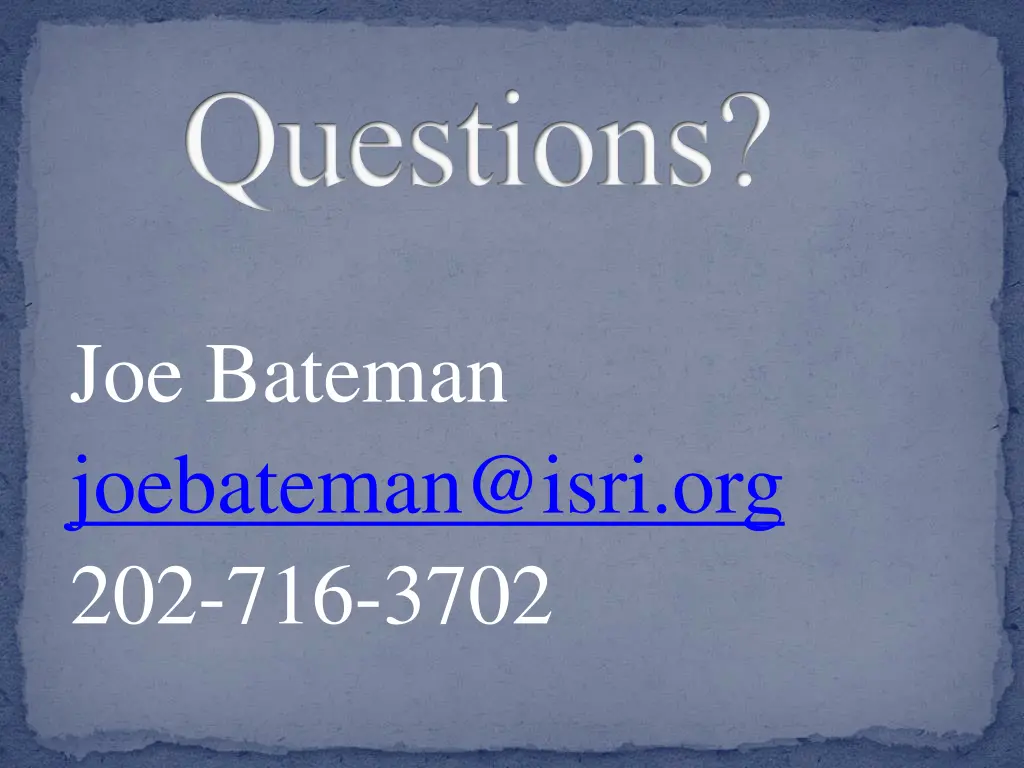 questions