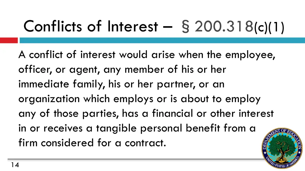 conflicts of interest 200 318 c 1