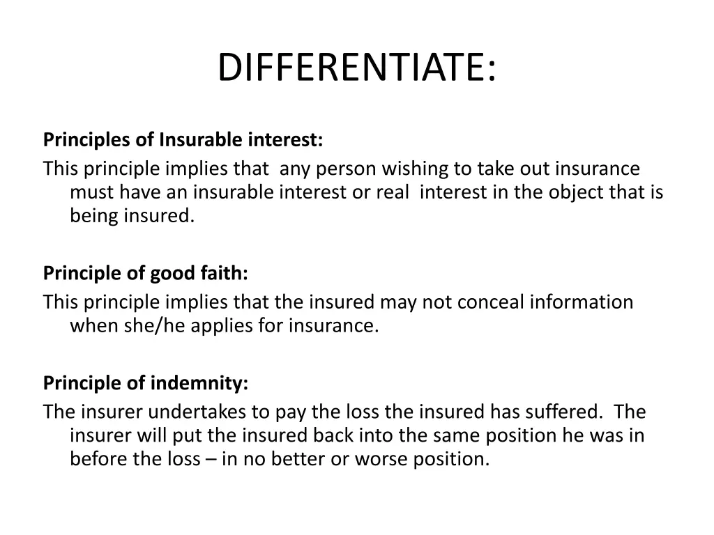 differentiate 1
