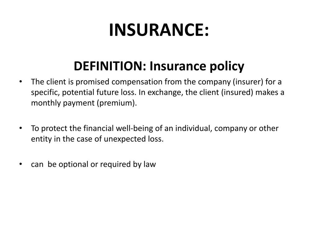 insurance