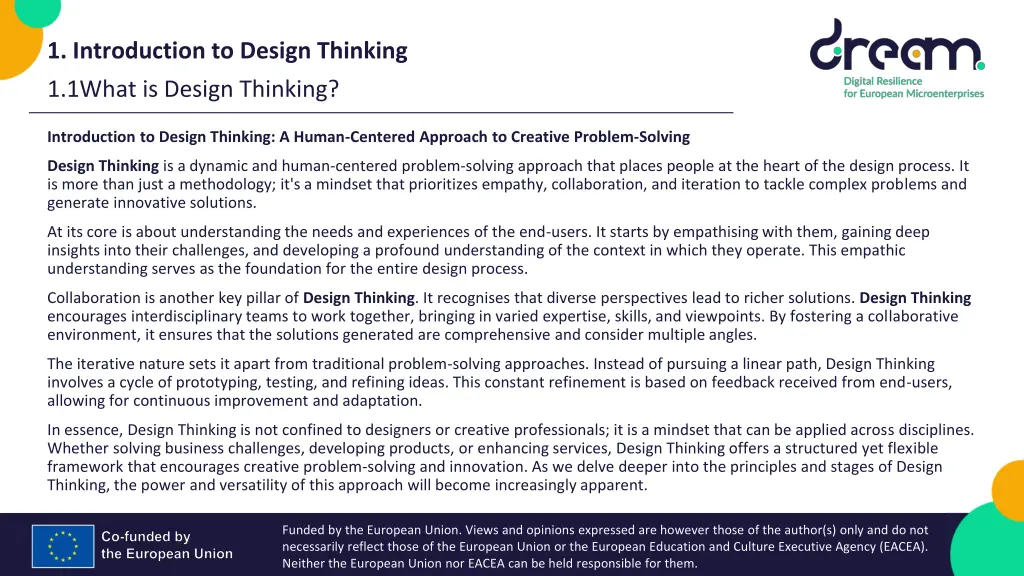 1 introduction to design thinking