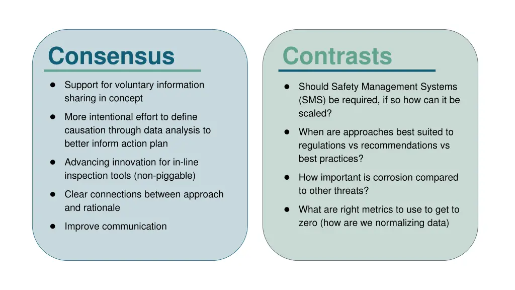 consensus