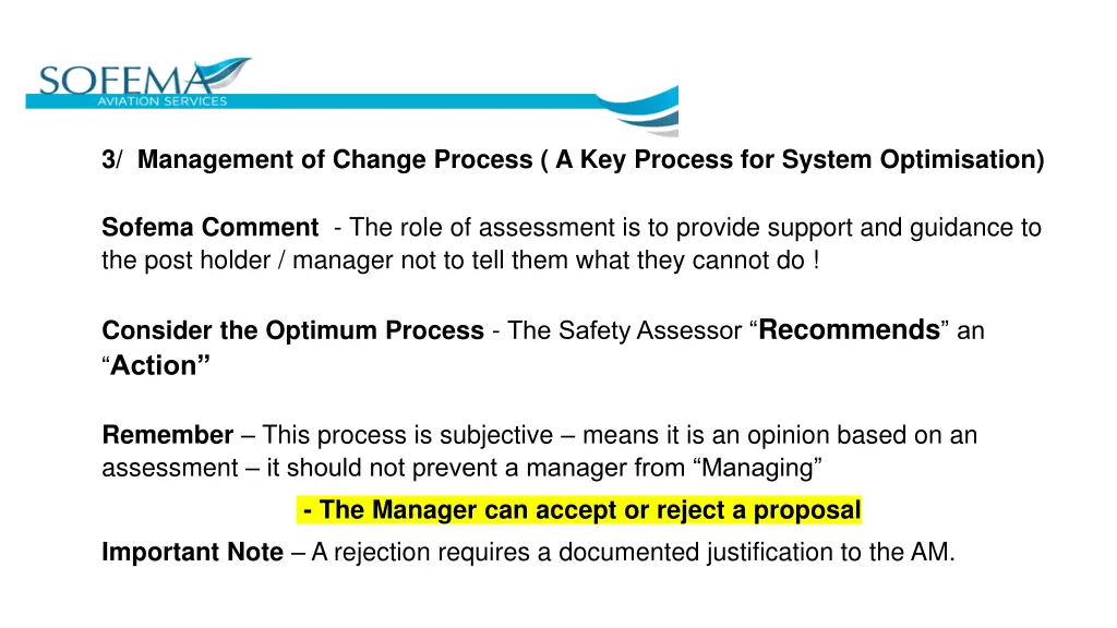 3 management of change process a key process