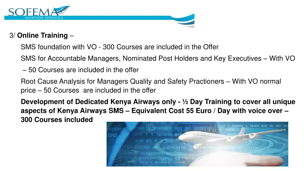 3 online training sms foundation with