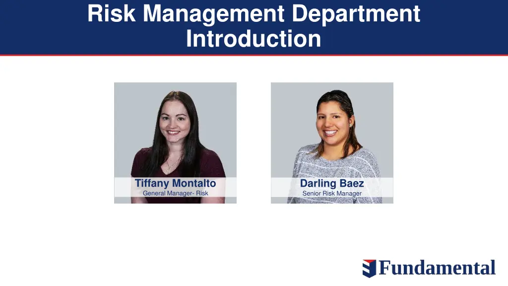 risk management department introduction