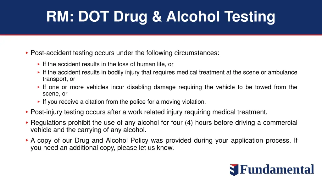 rm dot drug alcohol testing 1