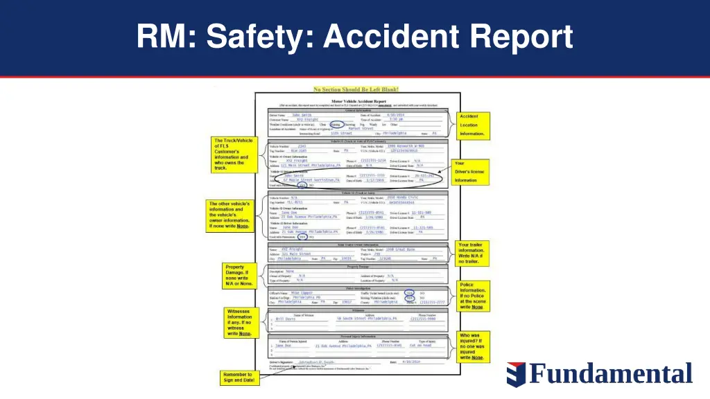 rm safety accident report