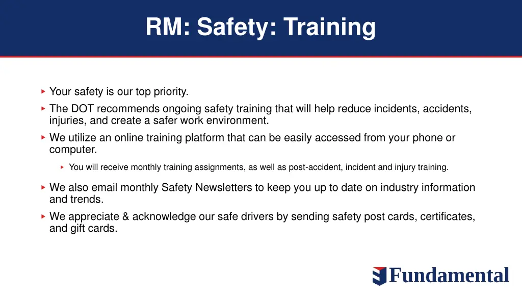 rm safety training