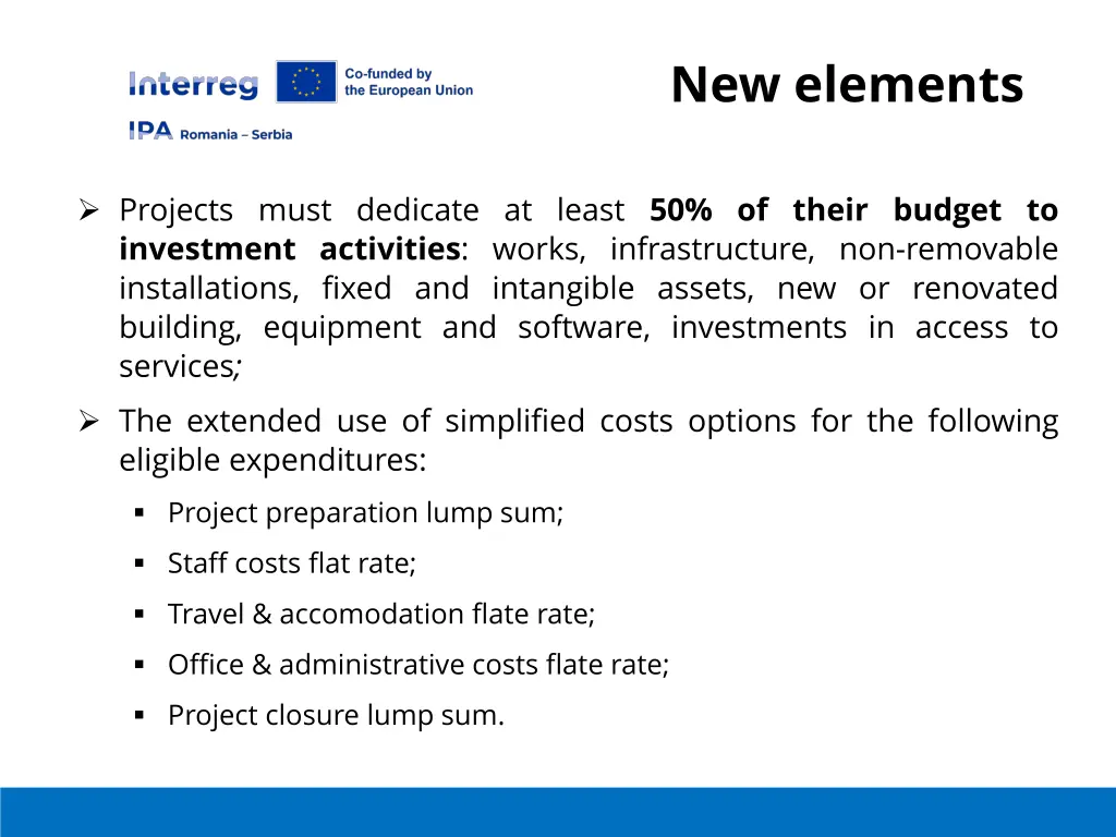 new elements