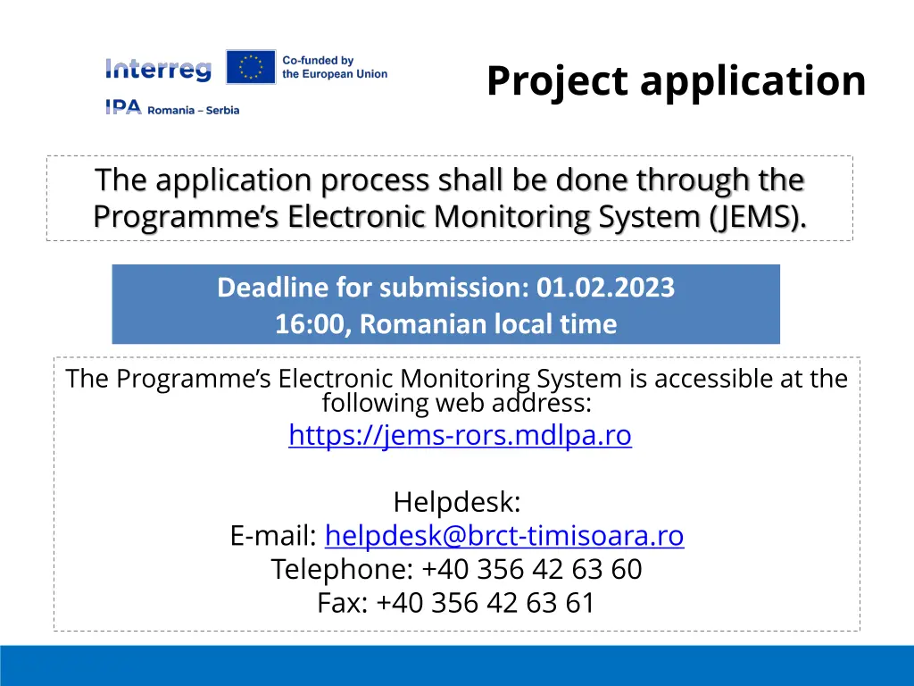 project application