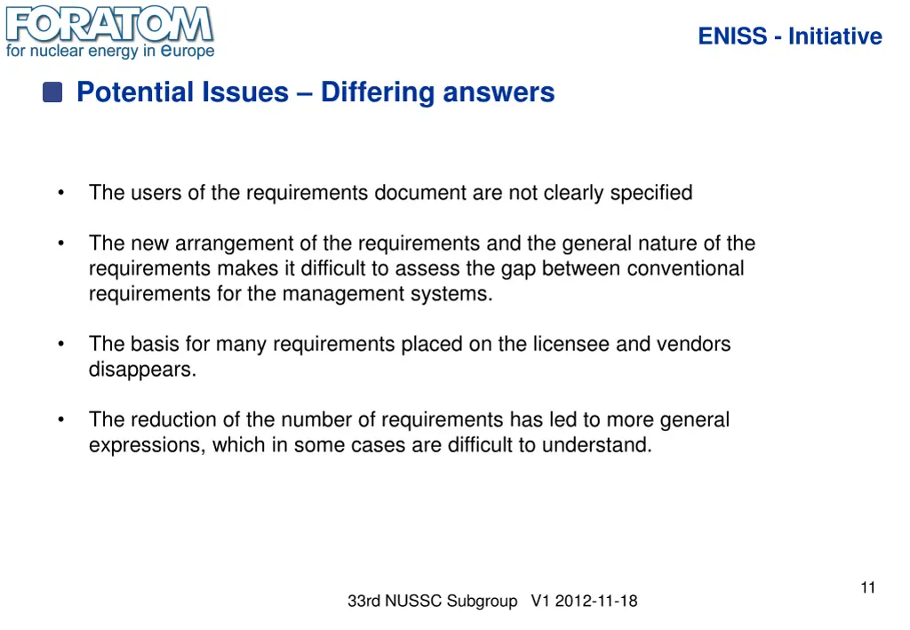 eniss initiative 10