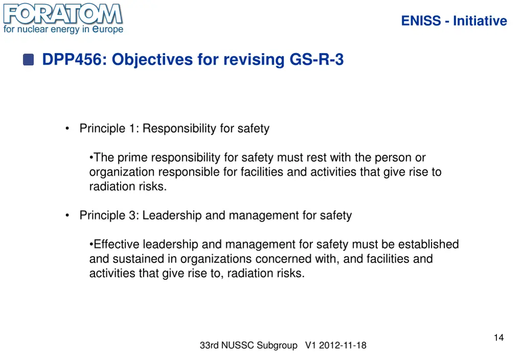 eniss initiative 13