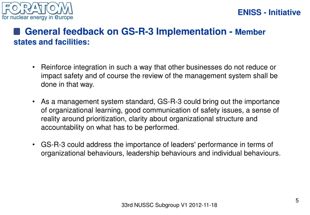 eniss initiative 4