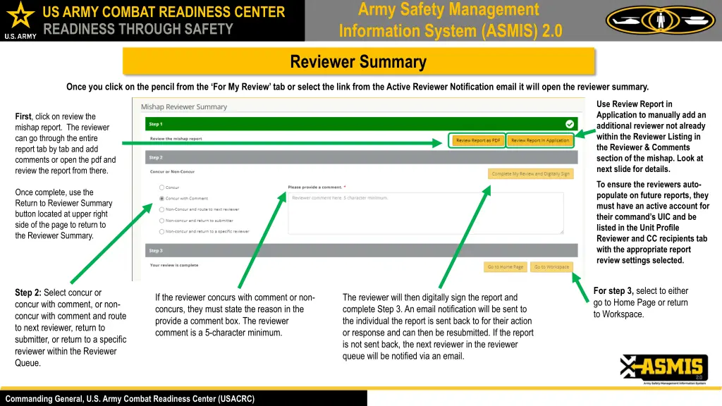 army safety management information system asmis 3
