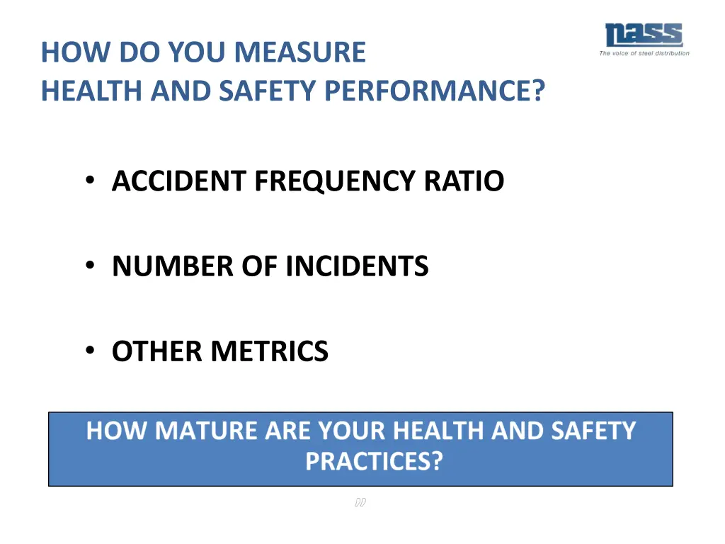 how do you measure health and safety performance