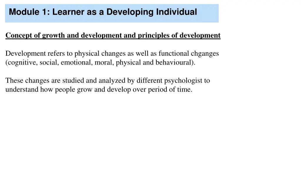 module 1 learner as a developing individual 2