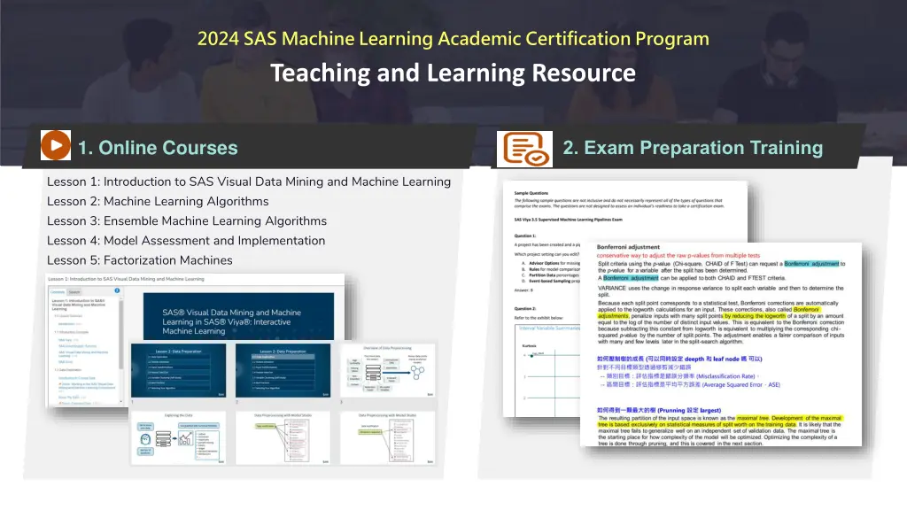 2024 sas machine learning academic certification 3