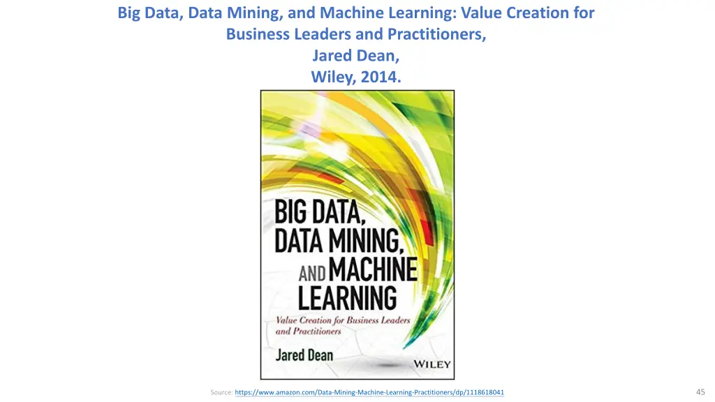 big data data mining and machine learning value