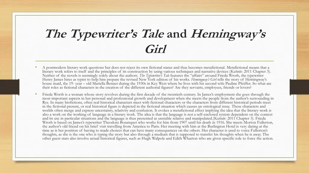 the typewriter s tale and hemingway s girl