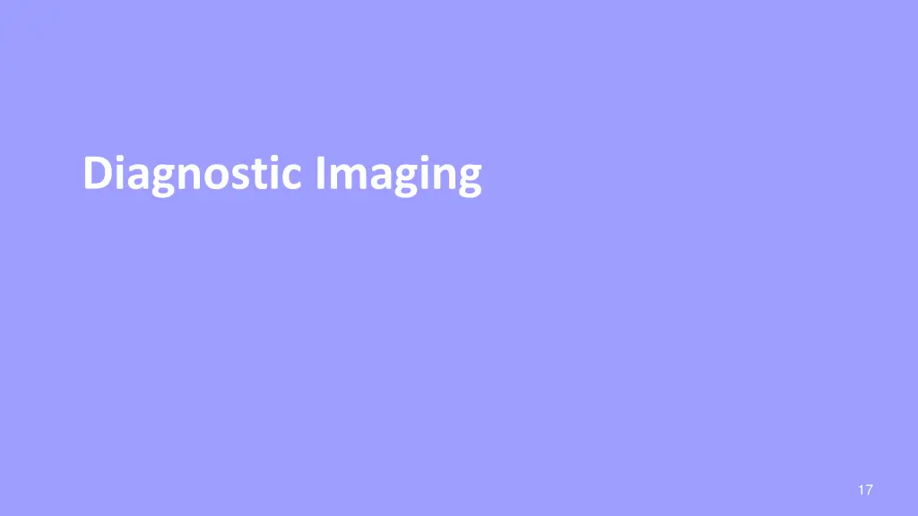 diagnostic imaging