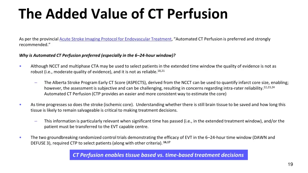 the added value of ct perfusion