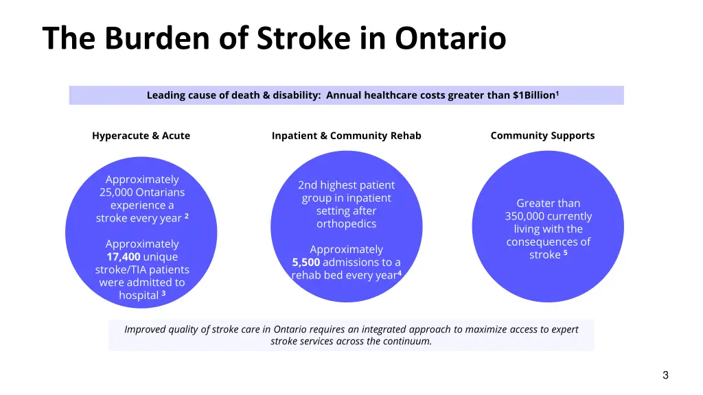 the burden of stroke in ontario