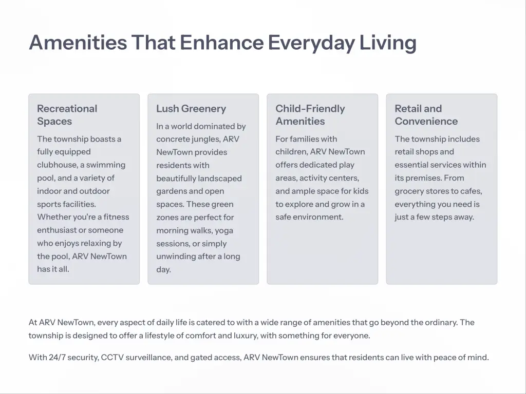 amenities that enhance everyday living