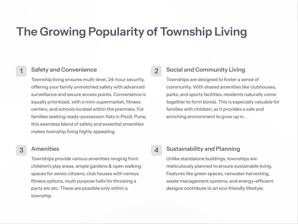 the growing popularity of township living