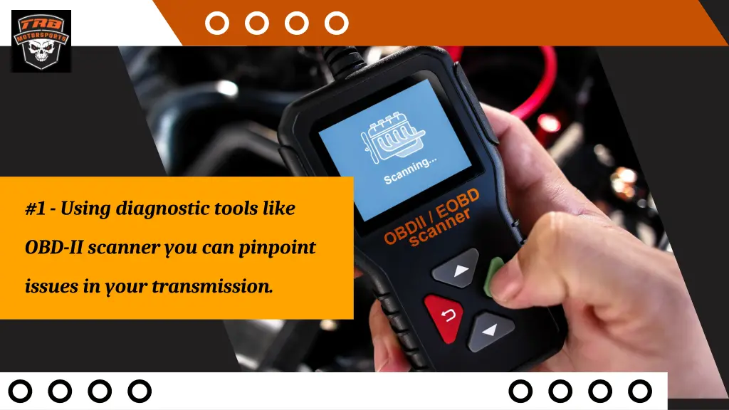 1 using diagnostic tools like