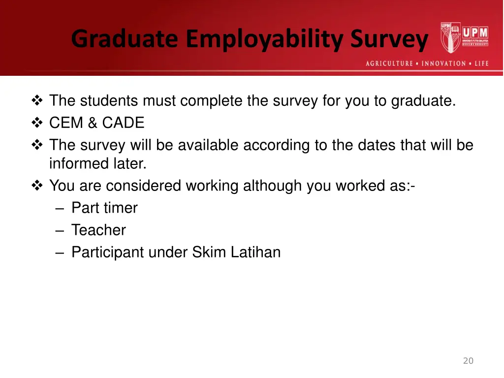 graduate employability survey