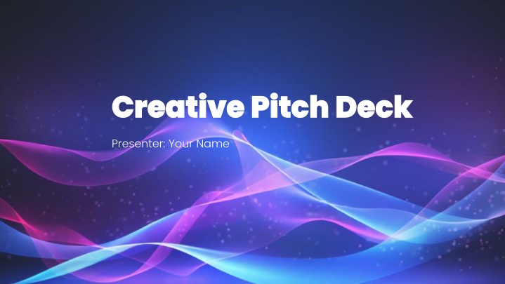 creative pitch deck creative pitch deck