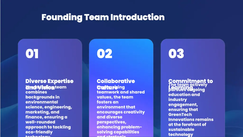 founding team introduction founding team