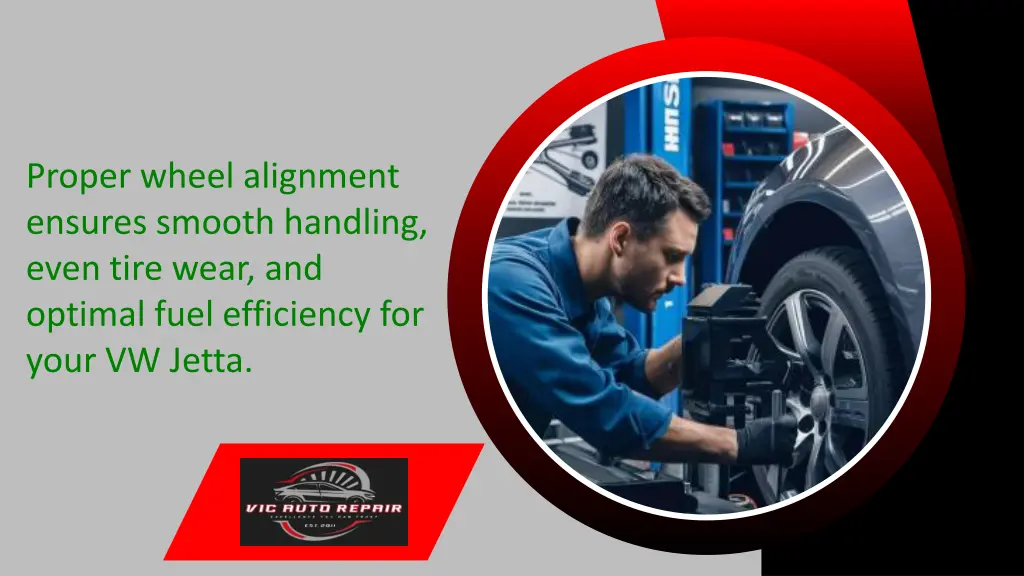 proper wheel alignment ensures smooth handling