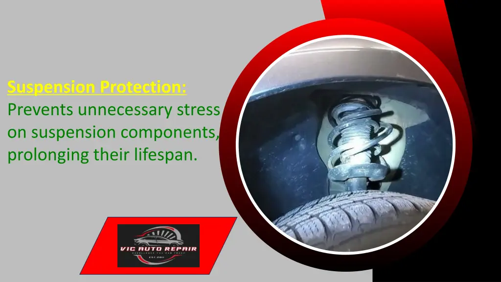 suspension protection prevents unnecessary stress
